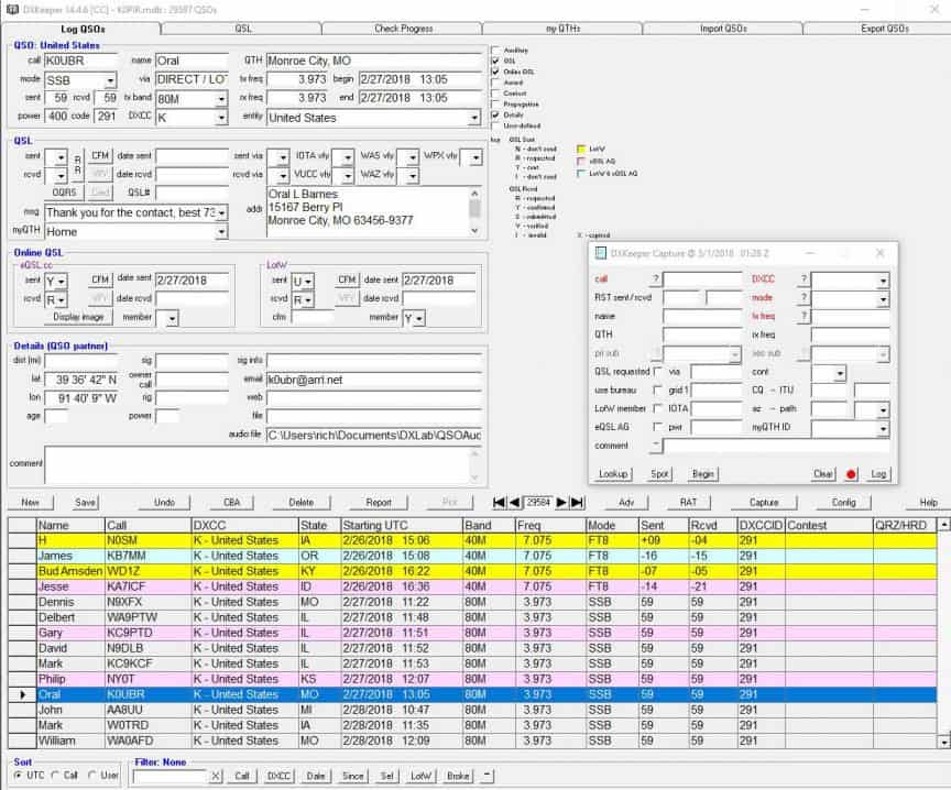 DXLab DXKeeper Configuration For Beginners - Ham Radio with K0PIR